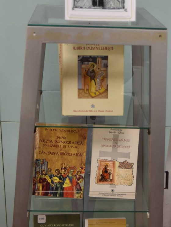 Vitrină de carte la BJPD 2023 – Anul comemorativ al imnografilor și cântăreților bisericești