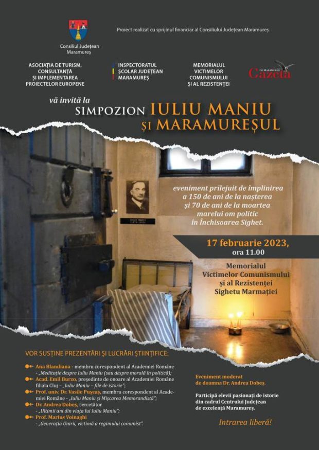 Afis Simpozion Iuliu Maniu 17 febr 2023