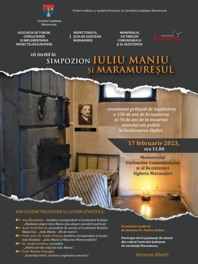 Afis Simpozion Iuliu Maniu 17 febr 2023