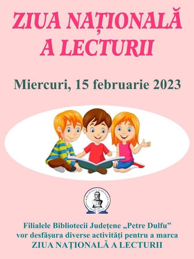 Afis Ziua NationaIa a Lecturii – BJPD 15-02-2023