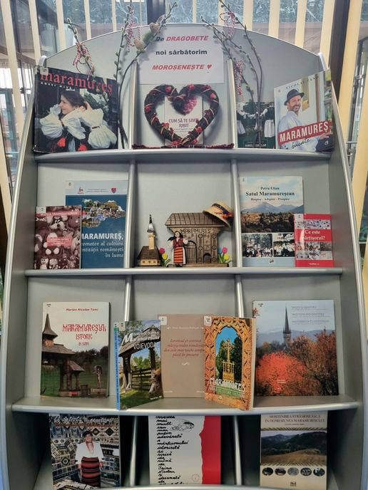 De DRAGOBETE, sărbătorim moroşeneşte – expoziție de carte BJPD-24-02-23