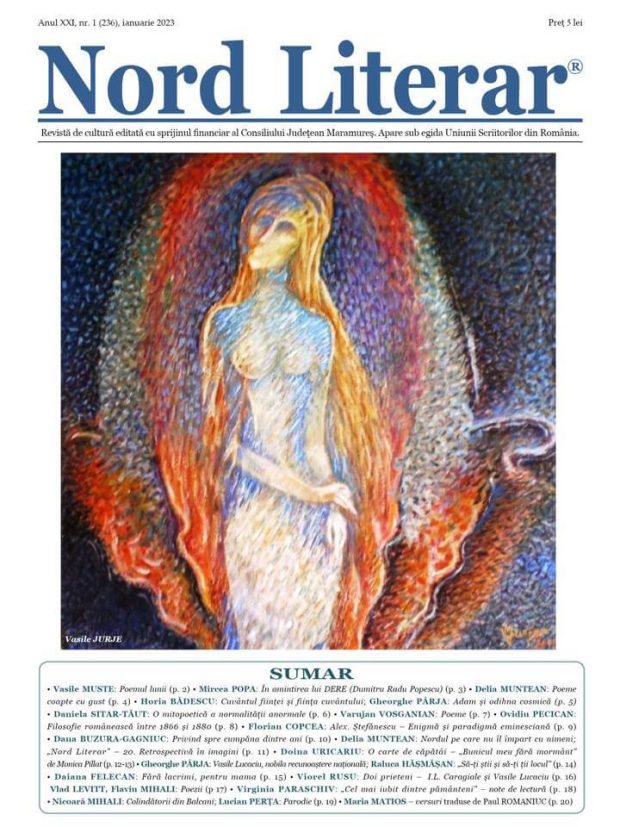 ”Nord Literar” – primul număr din 2023 @ Dana Gagniuc Buzura