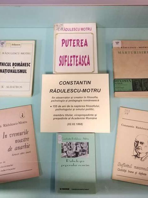Vitrină de carte: Constantin Rădulescu-Motru – 155 de ani