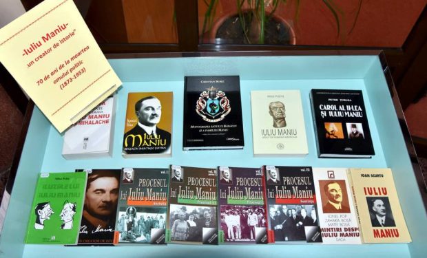 Vitrină de carte – Iuliu Maniu, un creator de istorie – 70 de ani de la moarte – BJPD-05-02-23