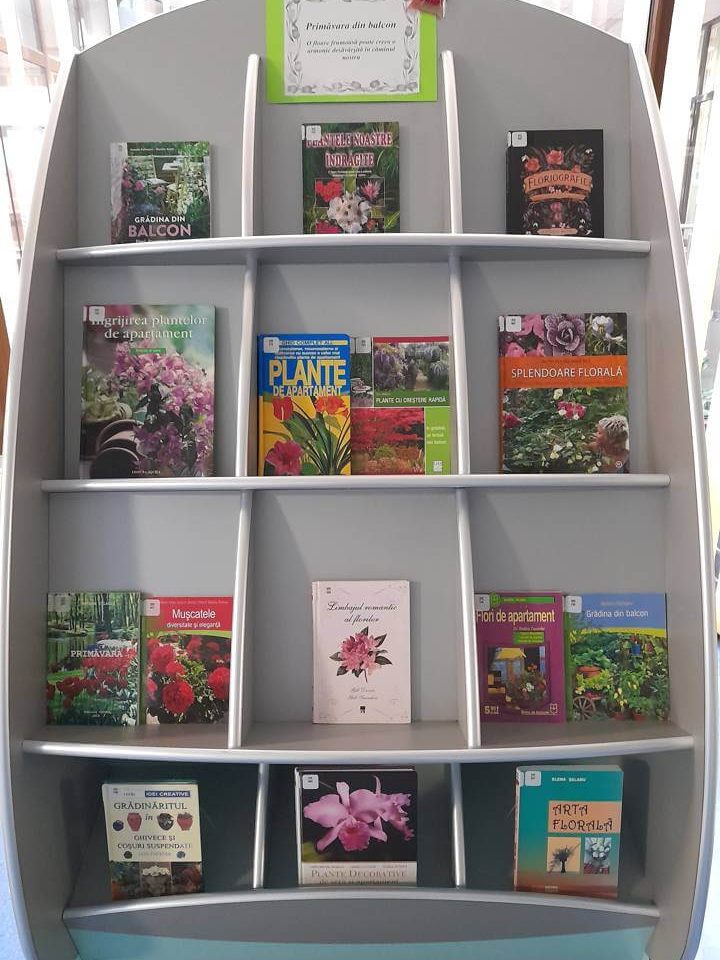 Expoziție de carte – Primăvara din balcon – BJPD-01-03-23