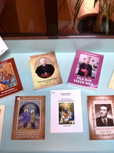 In memoriam episcop Alexandru Mesian – Vitrină de carte la BJPD-13-03-23