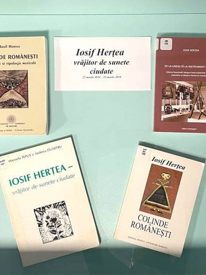Iosif Herţea vrăjitor de sunete ciudate – Vitrina de carte la BJPD 21-03-23