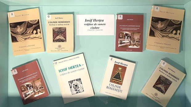 Iosif Herţea vrăjitor de sunete ciudate – Vitrina de carte la BJPD 21-03-23