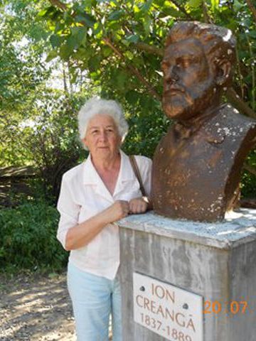 Maria Gârbe, la Casa Memorială „Ion Creangă” din Humulești 20 iulie 2022