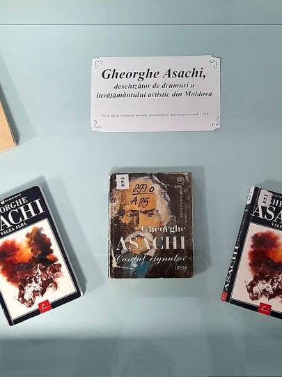 Vitrină de carte – Gheorghe Asachi, 235 de ani de la naşterea poetului – BJPD 01-03-23