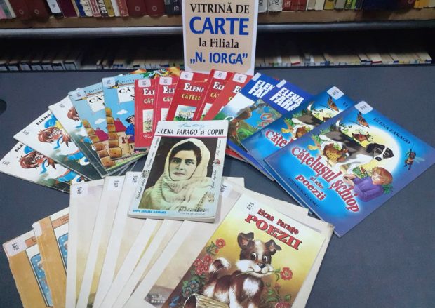 „Elena Farago, o viaţă dedicată copiilor” – vitrină de carte la Filiala Iorga BJPD 29-03-2023