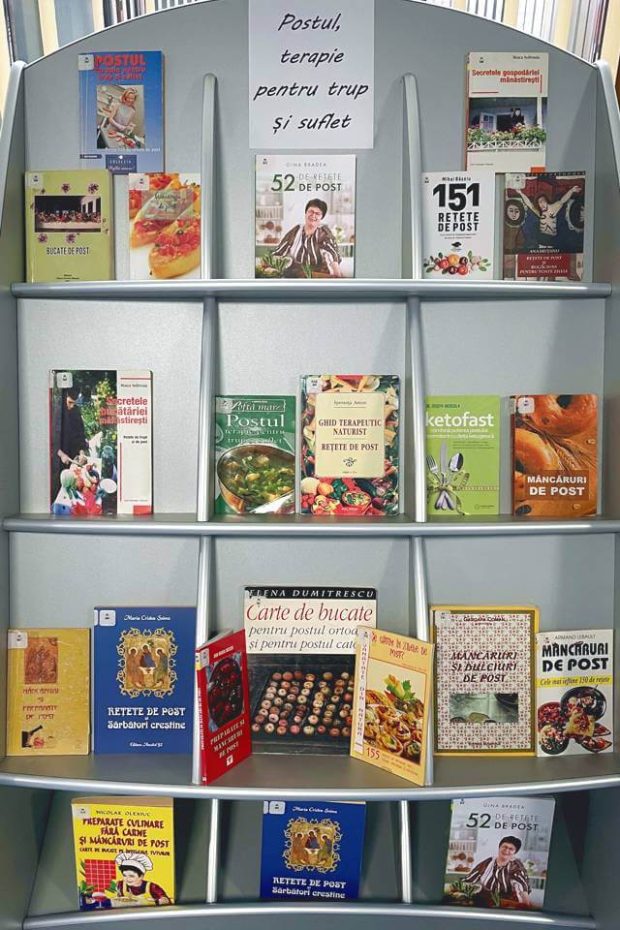 Expoziție de carte – Postul terapie pentru trup și suflet – BJPD 07-04-23