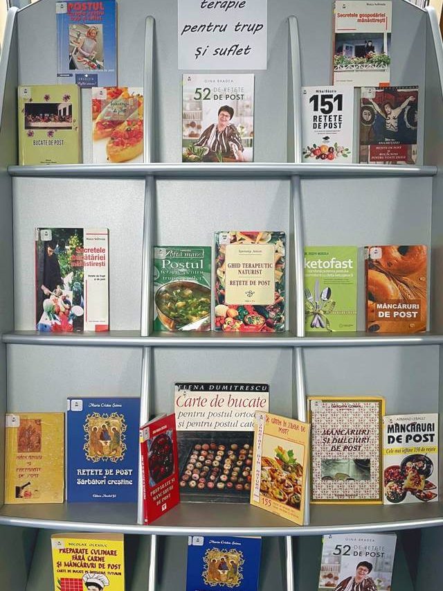 Expoziție de carte – Postul terapie pentru trup și suflet – BJPD 07-04-23