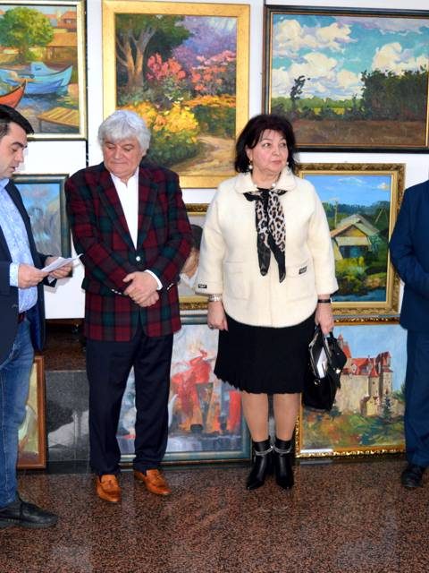 Vernisajul expoziției de pictură a artistului plastic basarabean Leonid Popescu la BJPD 06-04-23