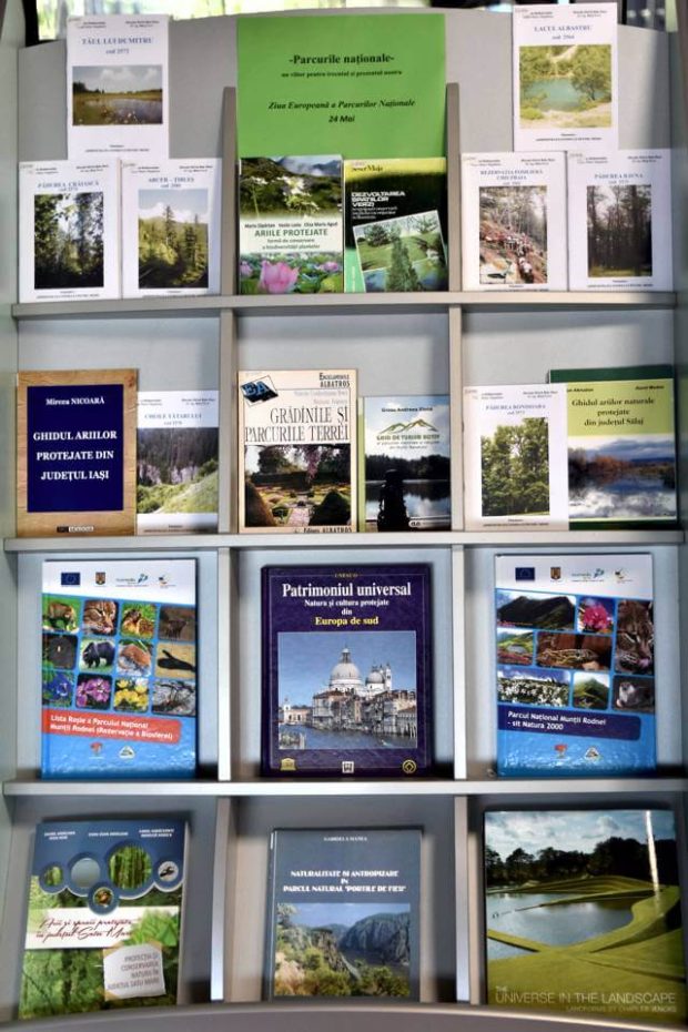 24 mai – Ziua Europeană a Parcurilor Naționale – Expoziție de carte la BJPD – 24-05-23
