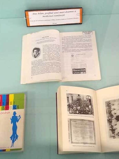 Ana Aslan, academician, profesor universitar, doctor – Vitrină de carte – BJPD-20-05-2023