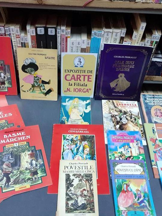 Charles Perrault, 315 ani de la moarte – expoziţie de carte la Filiala Iorga