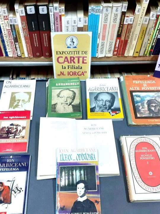 Expoziţie de carte „Din pragul marei treceri – Ion Agârbiceanu” la Filiala Iorga – BJPD-23-28-mai-2023