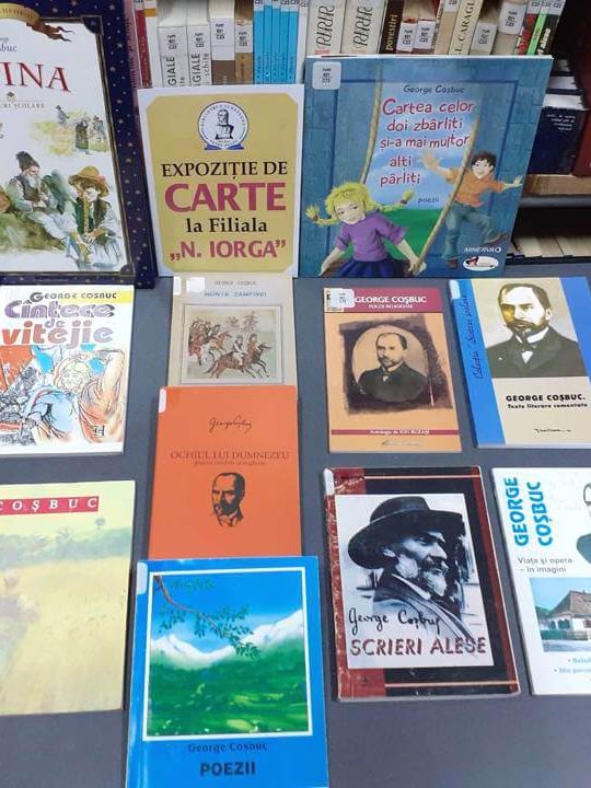 George Coşbuc, poetul baladelor şi idilelor” – expoziţíe de carte la Filiala Iorga