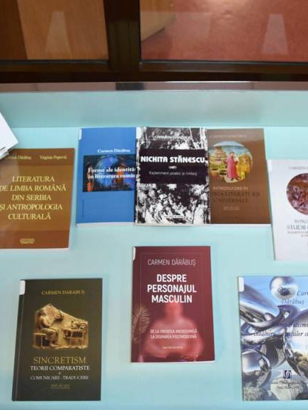 In memoriam conf. univ. dr. Carmen Dărăbuș – vitrină de carte la BJPD 21-05-2023