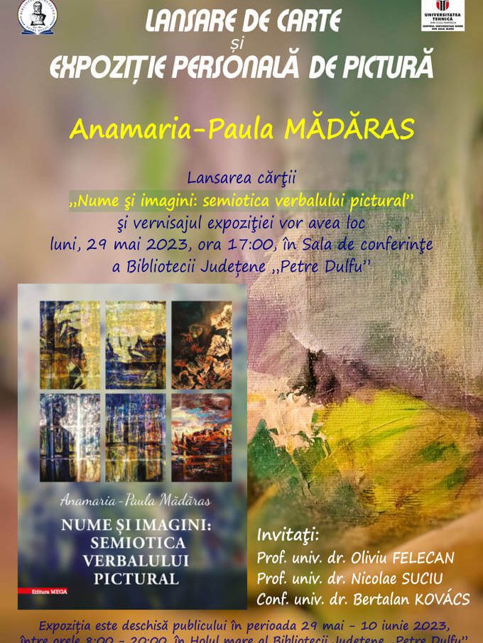 Lansare de carte si expozitie Anamaria Paula MADARAS – BJPD 29-05-2023