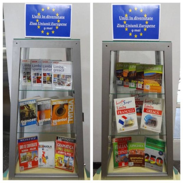 Ziua Uniunii Europene – vitrină la Compartimentul Multiculturalia BJPD-09-05-23