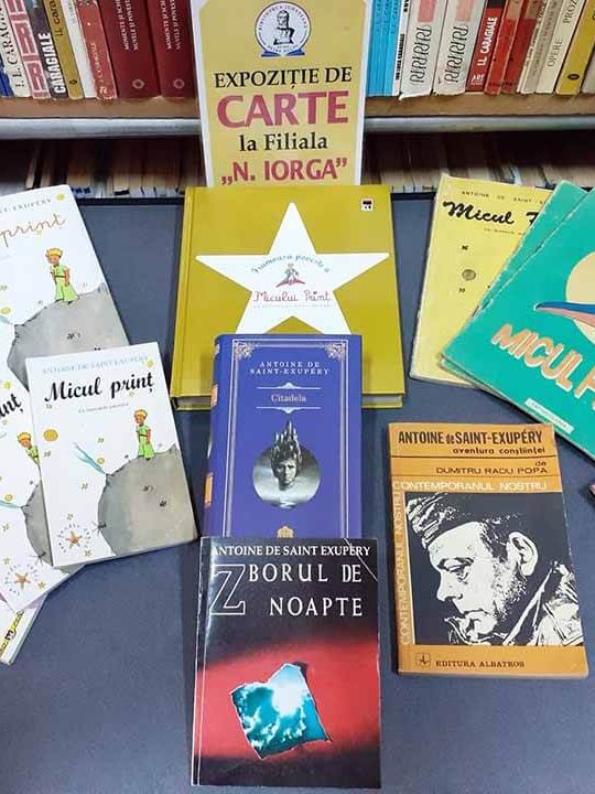 Expoziţie de carte – În lumea minunată a Micului Prinţ, la Filiala Iorga BJPD 26-06-23