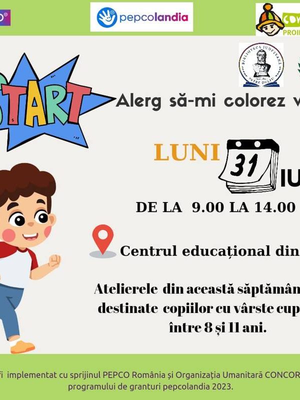 Afis Alerg sa-mi colorez vara, 31 iulie -11 august 2023