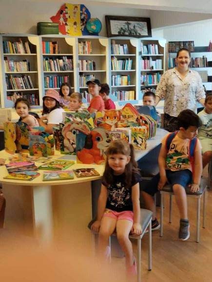 Copiii de la Tabăra de vară „Happy Kids” la bibliotecă – BJPD-12-07-23