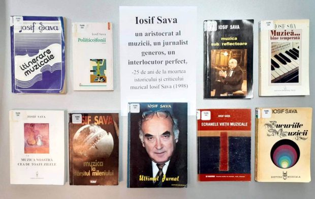 Iosif Sava, un aristocrat al muzicii – Vitrină de carte la BJPD 18-08-23
