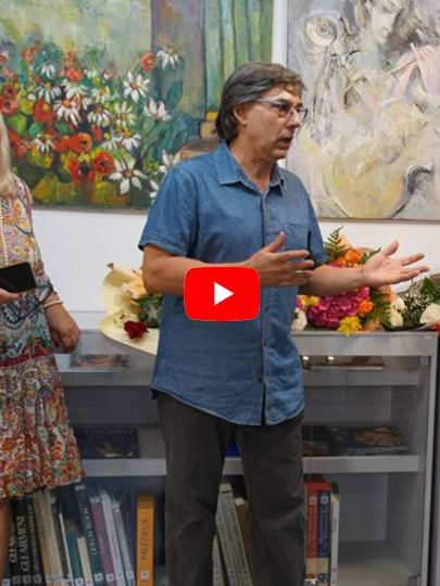 Vernisajul expoziției Duo la biblioteca județeană (Sursa Maramedia)