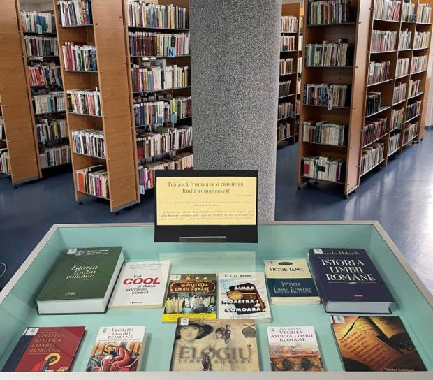 Vitrină de carte – 31 august – Ziua Limbii Române – BJPD-31-08-23
