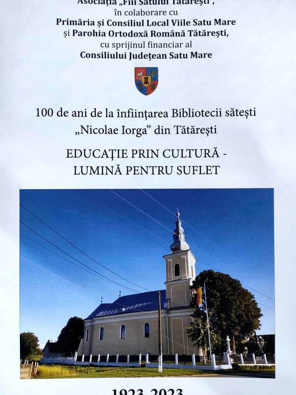 100 de ani de la înființarea Bibliotecii sătești „Nicolae Iorga” din Tătărești