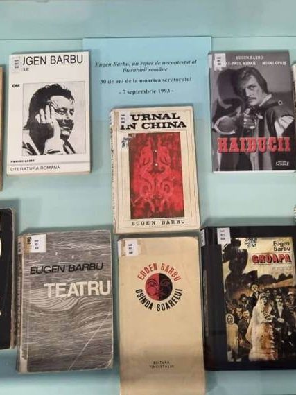 30 de ani de la moartea scriitorului Eugen Barbu (1993) – Vitrină de cartela BJPD 07-09-23