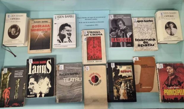 30 de ani de la moartea scriitorului Eugen Barbu (1993) – Vitrină de cartela BJPD 07-09-23