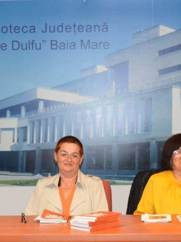 Dublă lansare de carte la Biblioteca Județeană „Petre Dulfu” poetele Rodica Brad Păuna și Olimpia Danci, 21-09-2023