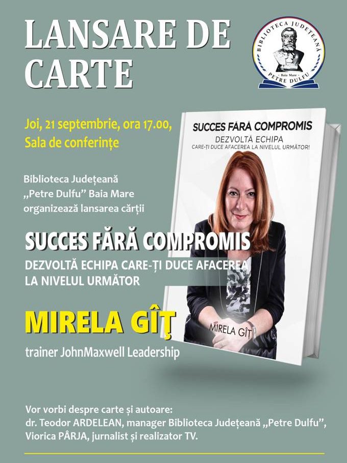 Lansare carte Mirela Git – BJPD 21-09-23