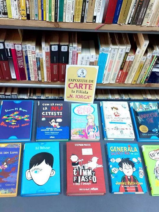 „Cărţi iubite de copii” – Expoziţie de carte tematică la Filiala Iorga