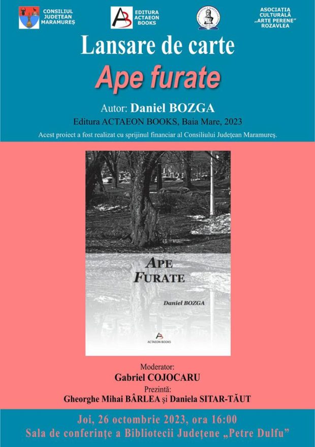 Lansare „Ape curate”, autor Daniel Bozga – BJPD-26-10-2023