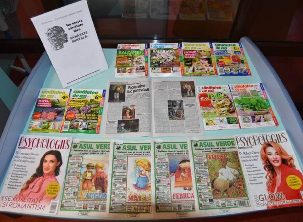Ziua Mondială a Sănătății Mintale – Expoziție de reviste la BJPD 10-10-23