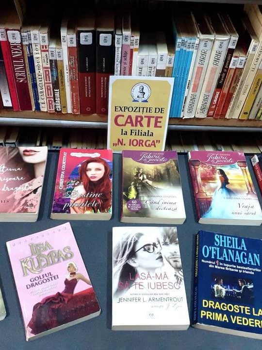 „Dragostea în literatura universală” – expoziţie de carte tematică la Filiala Iorga