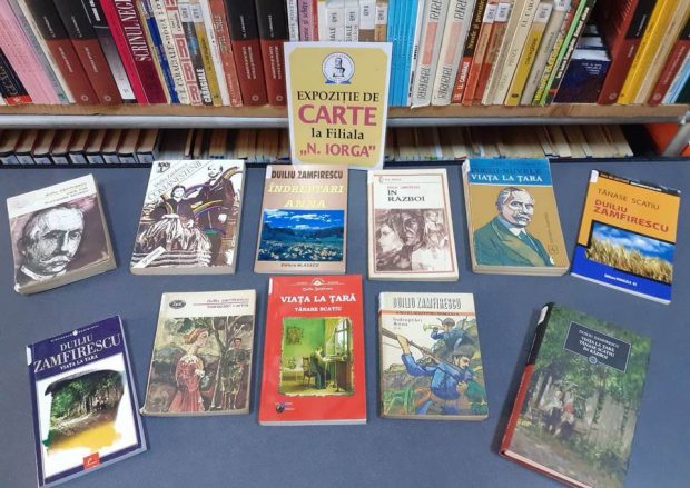 „Pe urmele lui Duiliu Zamfirescu” – 165 de ani – Expoziţie de carte la Filiala Iorga BJPD 30-10-23