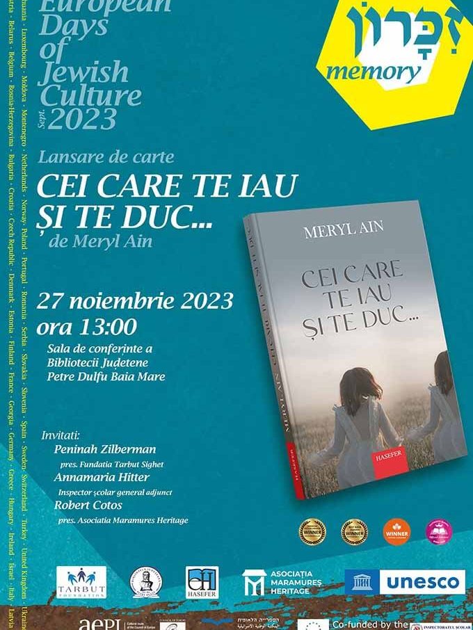 Afis lansare volum Cei care te iau si te duc – BJPD 27-11-223