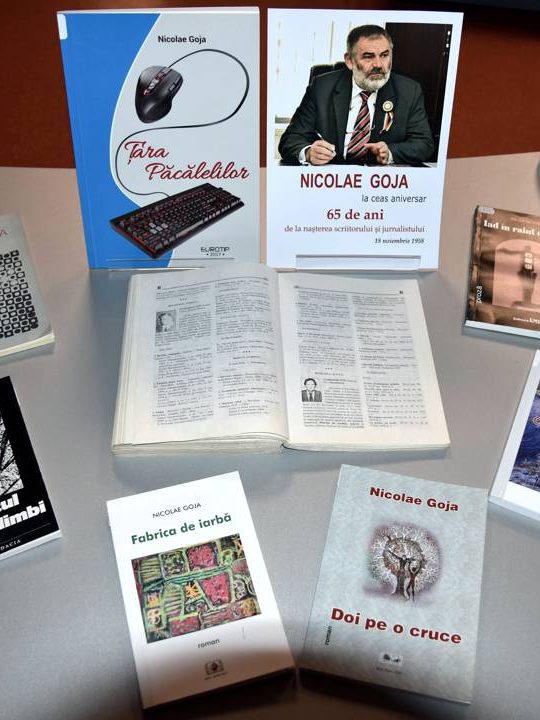 Prozatorul şi ziaristul Nicolae Goja la ceas aniversar – 65 de ani – BJPD 18-11-23