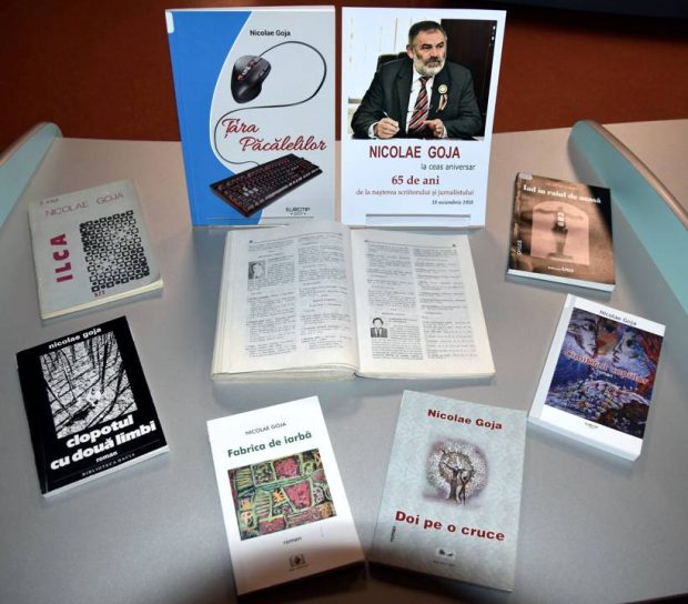 Prozatorul şi ziaristul Nicolae Goja la ceas aniversar – 65 de ani – BJPD 18-11-23