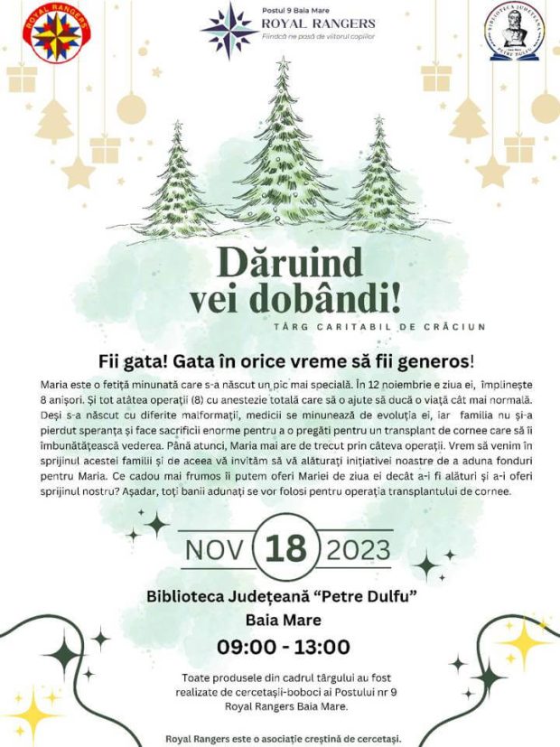 Targ de Craciun – Royal Rangers – BJPD 18-11-2023