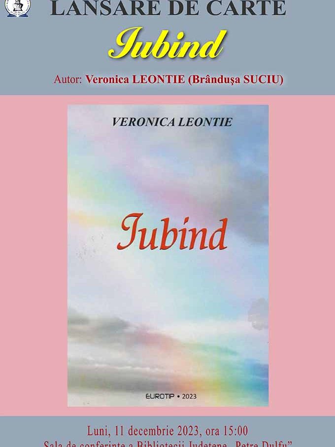Lansare volum Iubind, de Veronica Leontie BJPD 11-12-2023