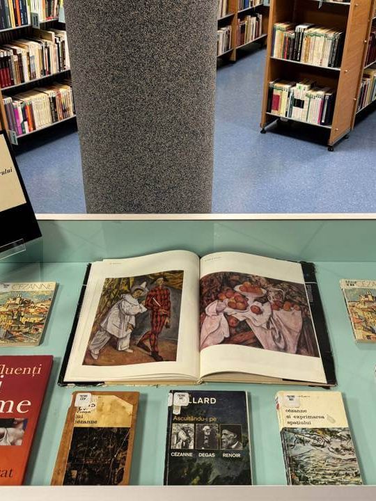 185 de ani de la nașterea pictorului Paul Cézanne (1839) – Vitrină de carte la BJPD 19-01-2024