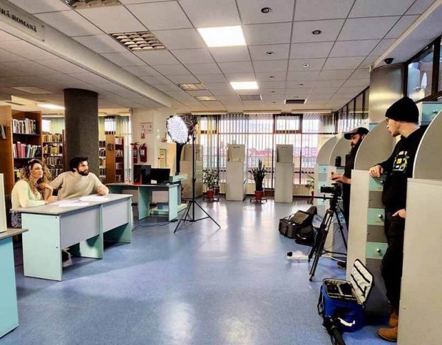 PROCONSUL, filmări pentru noul videoclip, la biblioteca județeană „Petre Dulfu” – 26-01-2024