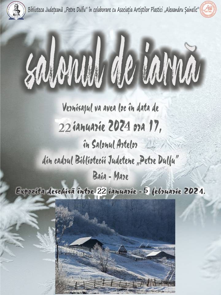 Vernisaj Salonul de iarna – BJPD 22-01-2024